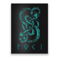 Norse Runes And Snake Nordic Norse Mythology Poster