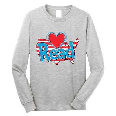 National Read America Reading Book Lover Long Sleeve Shirt
