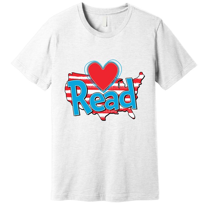 National Read America Reading Book Lover Premium T-Shirt