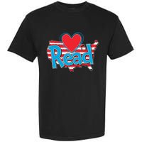 National Read America Reading Book Lover Garment-Dyed Heavyweight T-Shirt