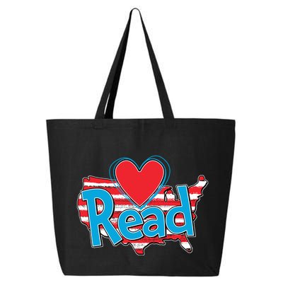 National Read America Reading Book Lover 25L Jumbo Tote
