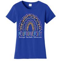 Neurodiversity Rainbow Accept Advocate Love Autism Awareness Gift Women's T-Shirt