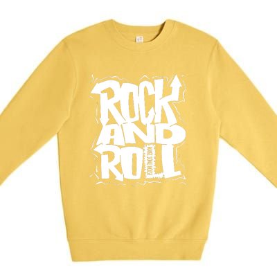 Noisy Rock And Roll Premium Crewneck Sweatshirt