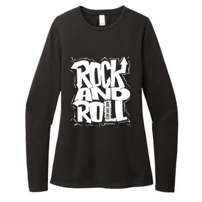 Noisy Rock And Roll Womens CVC Long Sleeve Shirt