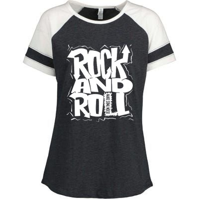 Noisy Rock And Roll Enza Ladies Jersey Colorblock Tee