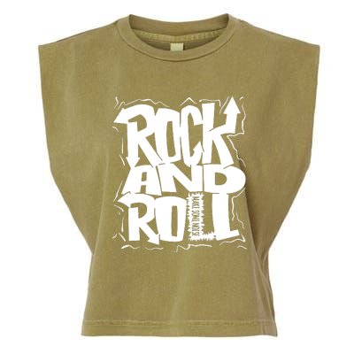 Noisy Rock And Roll Garment-Dyed Women's Muscle Tee