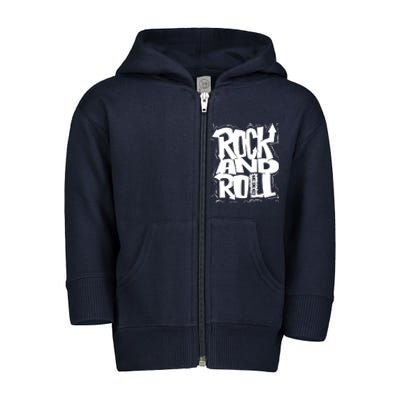 Noisy Rock And Roll Toddler Zip Fleece Hoodie