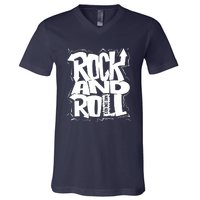 Noisy Rock And Roll V-Neck T-Shirt