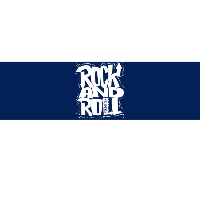 Noisy Rock And Roll Bumper Sticker