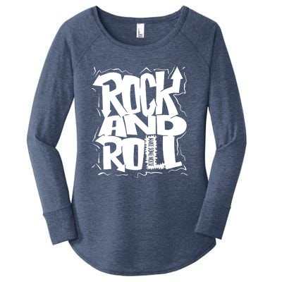 Noisy Rock And Roll Women's Perfect Tri Tunic Long Sleeve Shirt