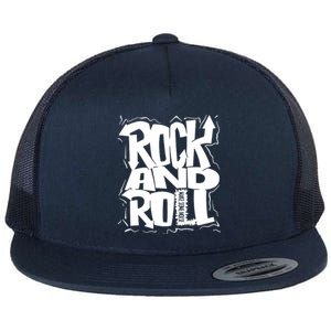 Noisy Rock And Roll Flat Bill Trucker Hat