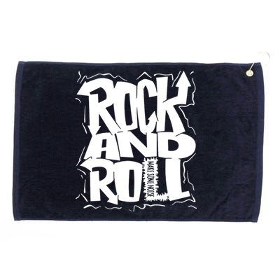 Noisy Rock And Roll Grommeted Golf Towel