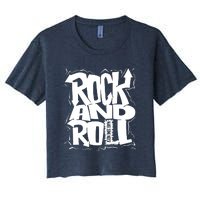 Noisy Rock And Roll Women's Crop Top Tee