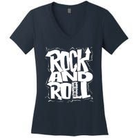 Noisy Rock And Roll Women's V-Neck T-Shirt