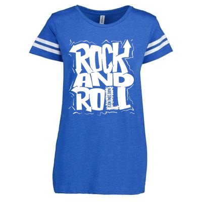 Noisy Rock And Roll Enza Ladies Jersey Football T-Shirt