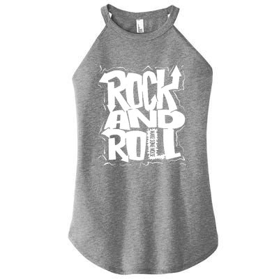 Noisy Rock And Roll Women's Perfect Tri Rocker Tank