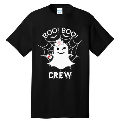 Nurse RN Boo Boo Crew Ghost Nursing Funny Halloween Tall T-Shirt