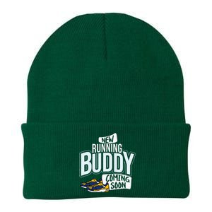 New Running Buddy Coming Soon Baby Knit Cap Winter Beanie