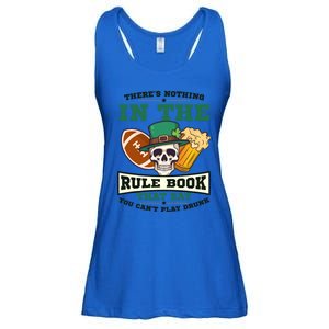 Nothing Rule Book Play Drunk Design St Patricks Football Gift Ladies Essential Flowy Tank