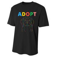 National Rescue Dog Day Dog Lovers Performance Sprint T-Shirt