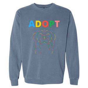 National Rescue Dog Day Dog Lovers Garment-Dyed Sweatshirt