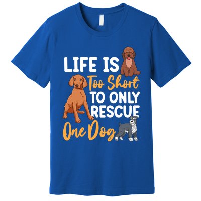 National Rescue Dog Day Animal Rights Dog Lovers Cool Gift Premium T-Shirt