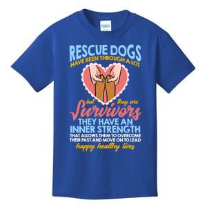 National Rescue Dog Day And Dog Shelter Employee Gift Kids T-Shirt