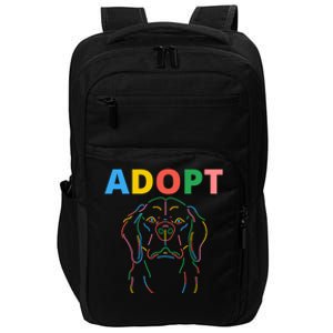 National Rescue Dog Day Dog Lovers Cool Gift Impact Tech Backpack