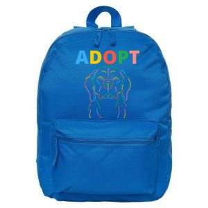 National Rescue Dog Day Dog Lovers Cool Gift 16 in Basic Backpack