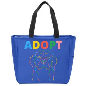 National Rescue Dog Day Dog Lovers Cool Gift Zip Tote Bag