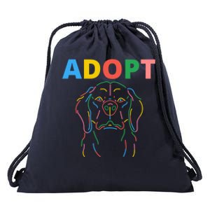 National Rescue Dog Day Dog Lovers Cool Gift Drawstring Bag