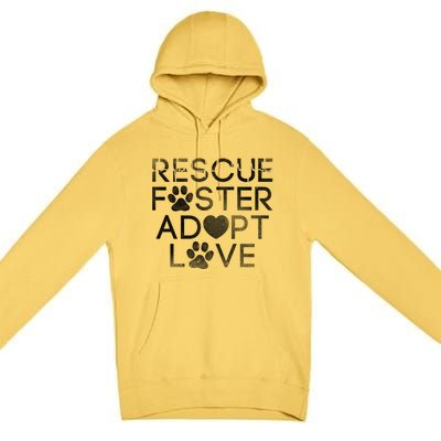 National Rescue Dog Theme Day Design For Dog Owner And Lover Gift Premium Pullover Hoodie