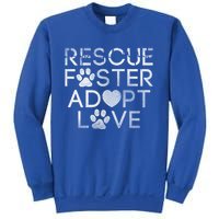 National Rescue Dog Theme Day Design For Dog Owner And Lover Gift Sweatshirt