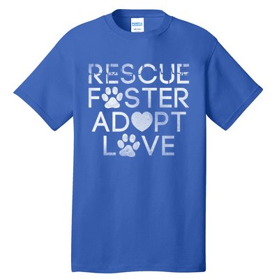 National Rescue Dog Theme Day Design For Dog Owner And Lover Gift Tall T-Shirt