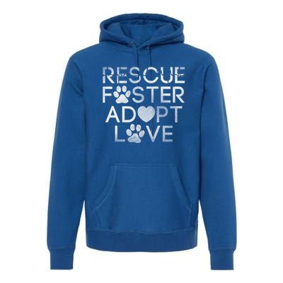 National Rescue Dog Theme Day Design For Dog Owner And Lover Gift Premium Hoodie