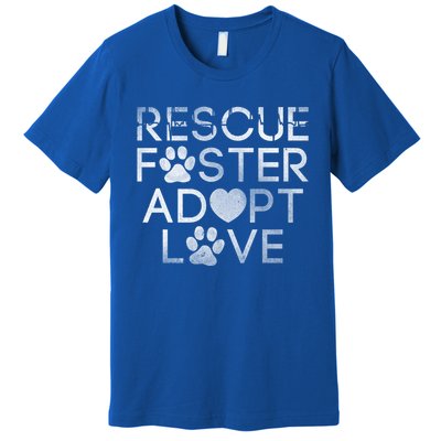 National Rescue Dog Theme Day Design For Dog Owner And Lover Gift Premium T-Shirt