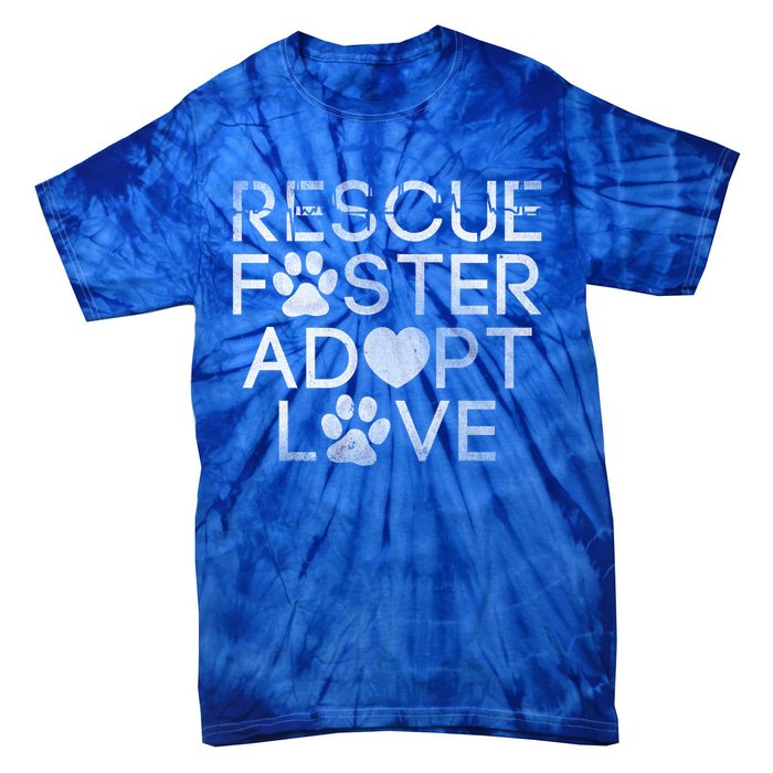 National Rescue Dog Theme Day Design For Dog Owner And Lover Gift Tie-Dye T-Shirt