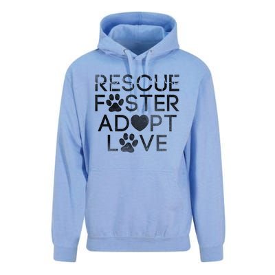 National Rescue Dog Theme Day Design For Dog Owner And Lover Gift Unisex Surf Hoodie