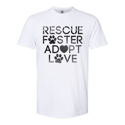 National Rescue Dog Theme Day Design For Dog Owner And Lover Gift Softstyle CVC T-Shirt