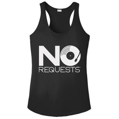 No Requests DJ Cool DJ Gear Music DJ Ladies PosiCharge Competitor Racerback Tank