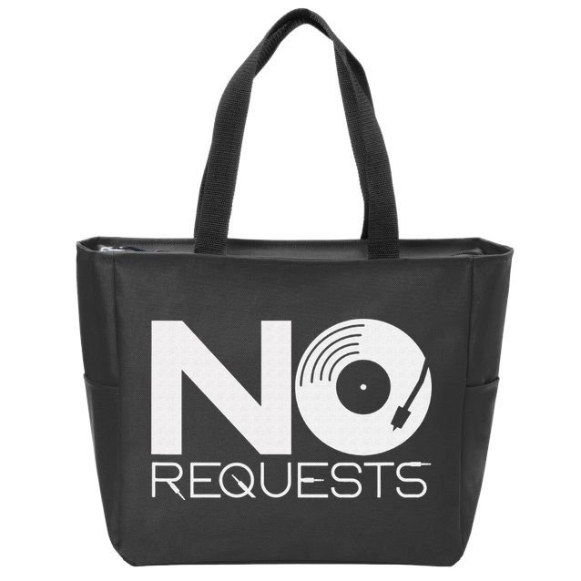 No Requests DJ Cool DJ Gear Music DJ Zip Tote Bag