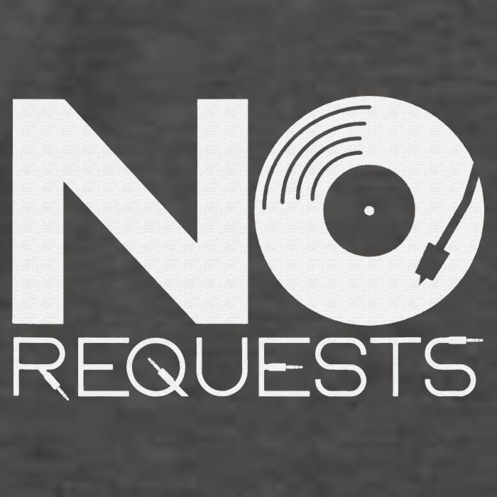 No Requests DJ Cool DJ Gear Music DJ Vector Backpack