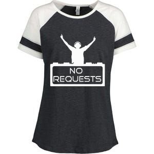 No Requests Dj Cool Dj Gear Music Dj S Deejay Enza Ladies Jersey Colorblock Tee