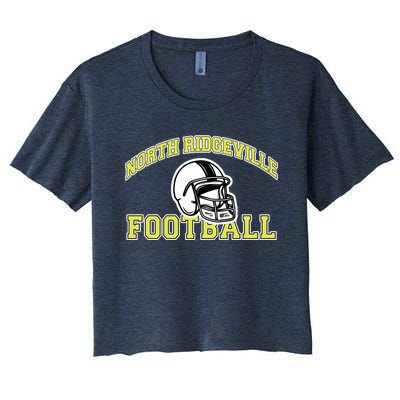 North Ridgeville Football Women's Crop Top Tee