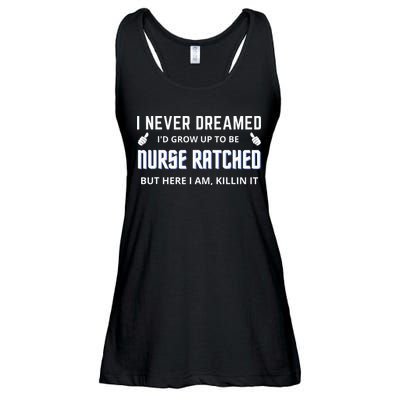 Nurse Ratched Funny Nursing Movie Character Ladies Essential Flowy Tank