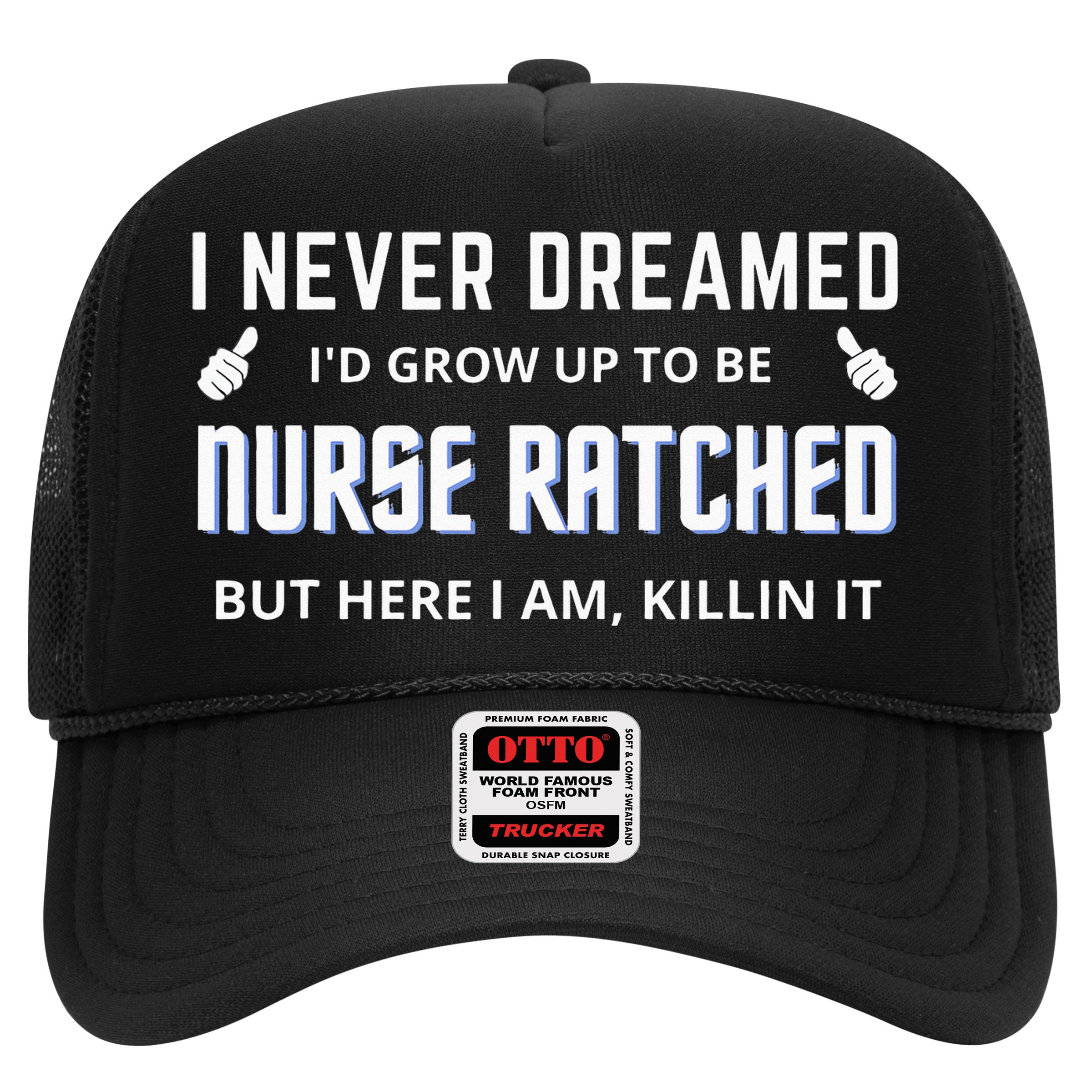 Nurse Ratched Funny Nursing Movie Character Trucker Hat