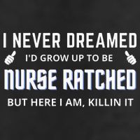 Nurse Ratched Funny Design Nursing Movie Character Gift Idea 7 Panel Mesh Trucker Snapback Hat