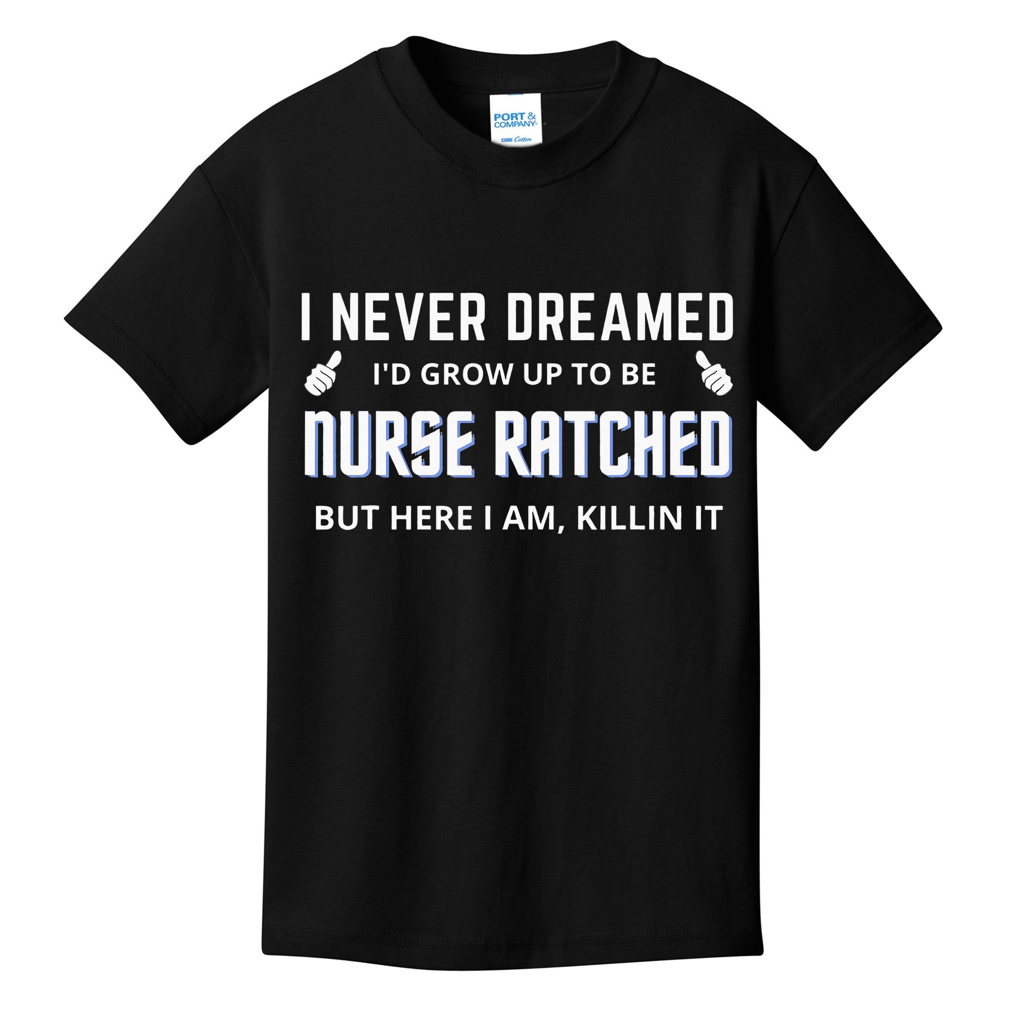 Nurse Ratched Funny Design Nursing Movie Character Gift Idea Kids T-Shirt