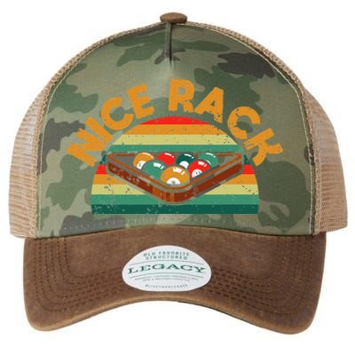 Nice Rack Funny Billiards Player Vintage Pool Balls Billiard Legacy Tie Dye Trucker Hat