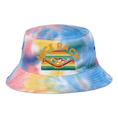 Nice Rack Funny Billiards Player Vintage Pool Balls Billiard Tie Dye Newport Bucket Hat